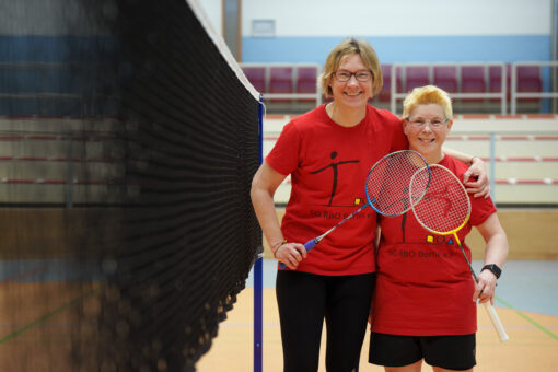 Badmintontraining für die Special Olympics World Games